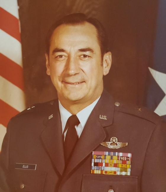 Avis de décès de Brigadier General Edward Lee Ellis, USAF (Ret'd)