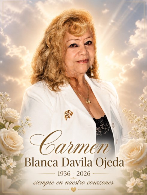 Obituario de Carmen Dávila Ojeda