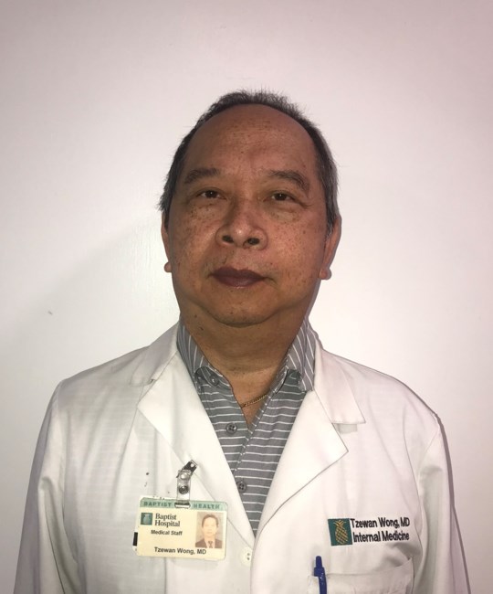 Avis de décès de Dr. Tzewan Wong