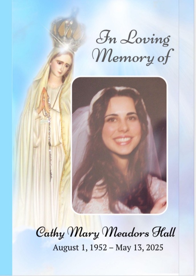 Obituario de Cathleen Mary Meadors Hall