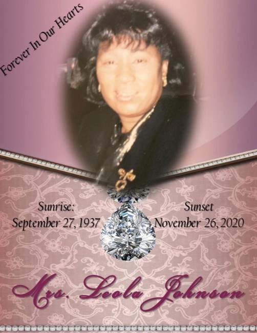 Obituary of Mrs Leola Johnson