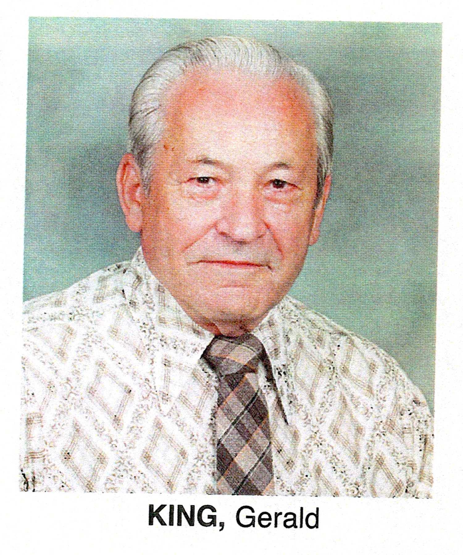 Obituary of Gerald N. King