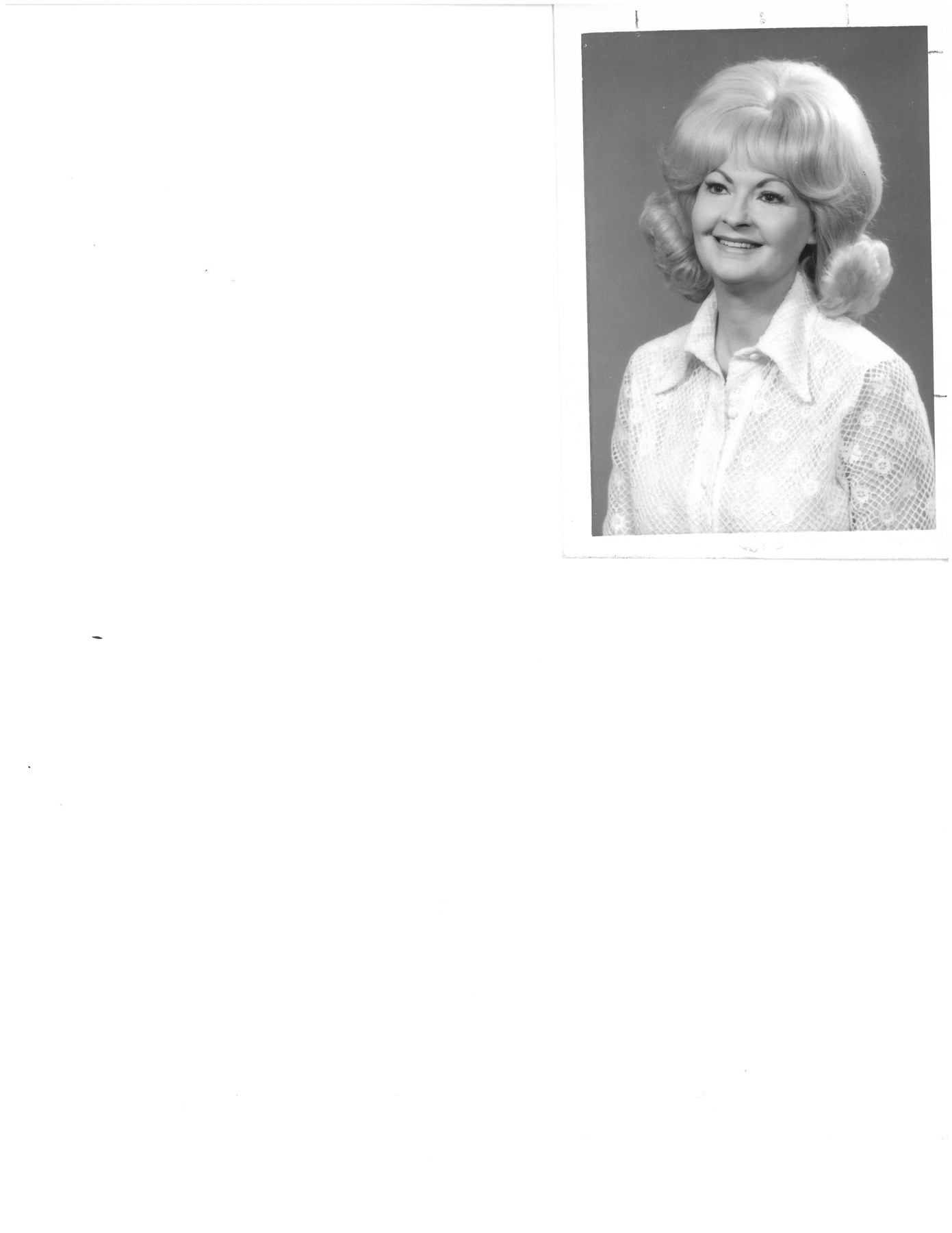 Obituary of Eve Stovall