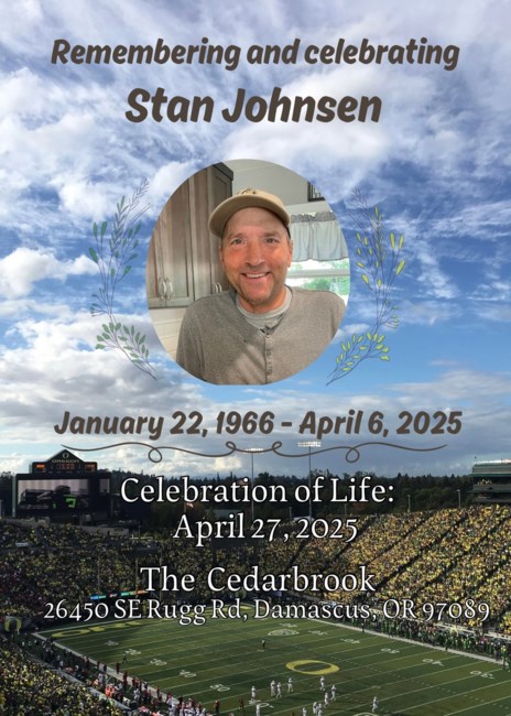 Obituario de Stanley Eric Johnsen