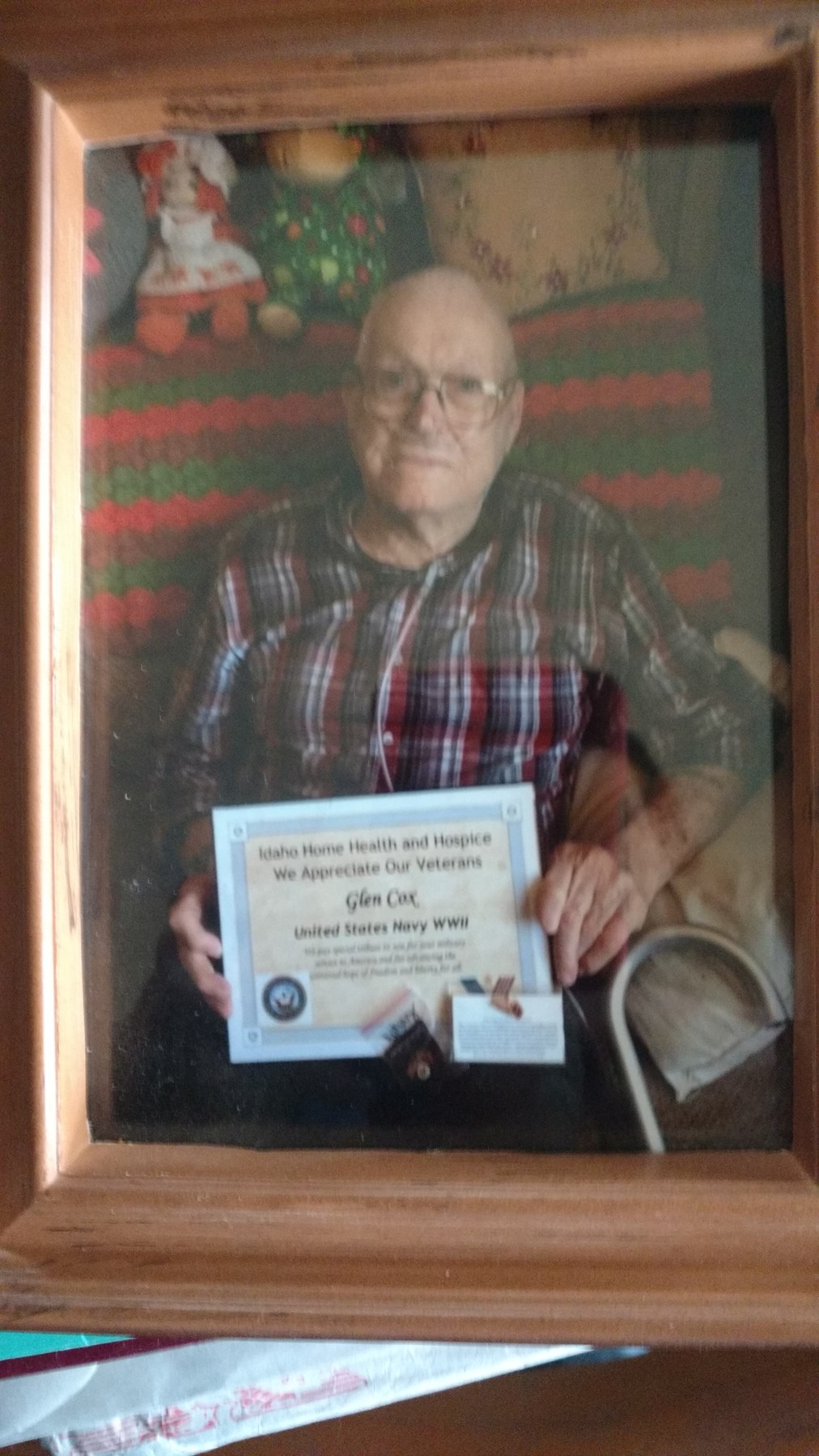 Obituary of Glen H. Cox