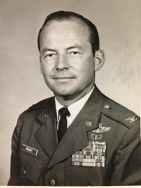 Obituary of Colonel Herbert Leon Prevost USAF Retired