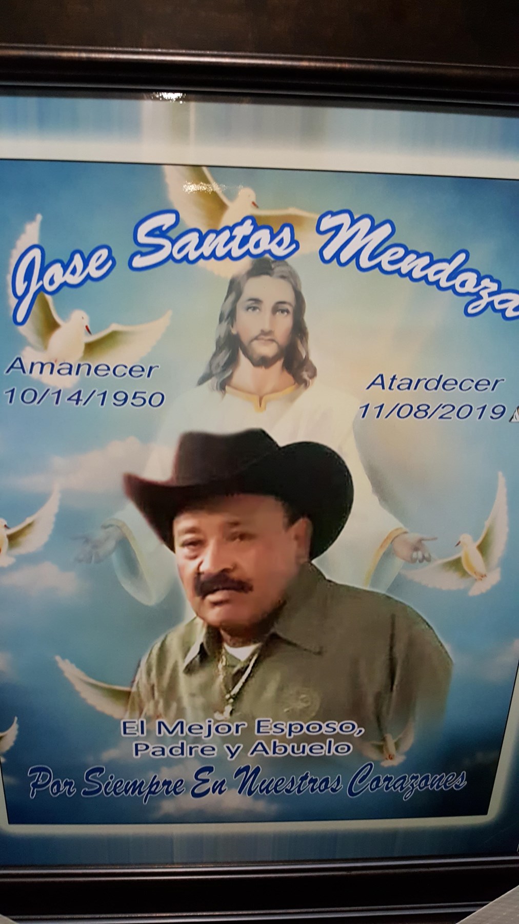 Obituary of Jose Santos Mendoza Martinez