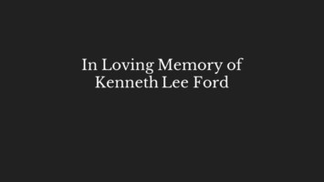 Obituary of Kenneth Lee Ford