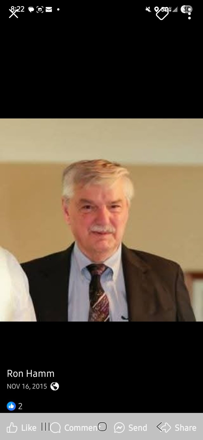 Obituary of Ronald Lee Hamm