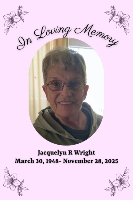 Avis de décès de Jacquelyn R. Wright
