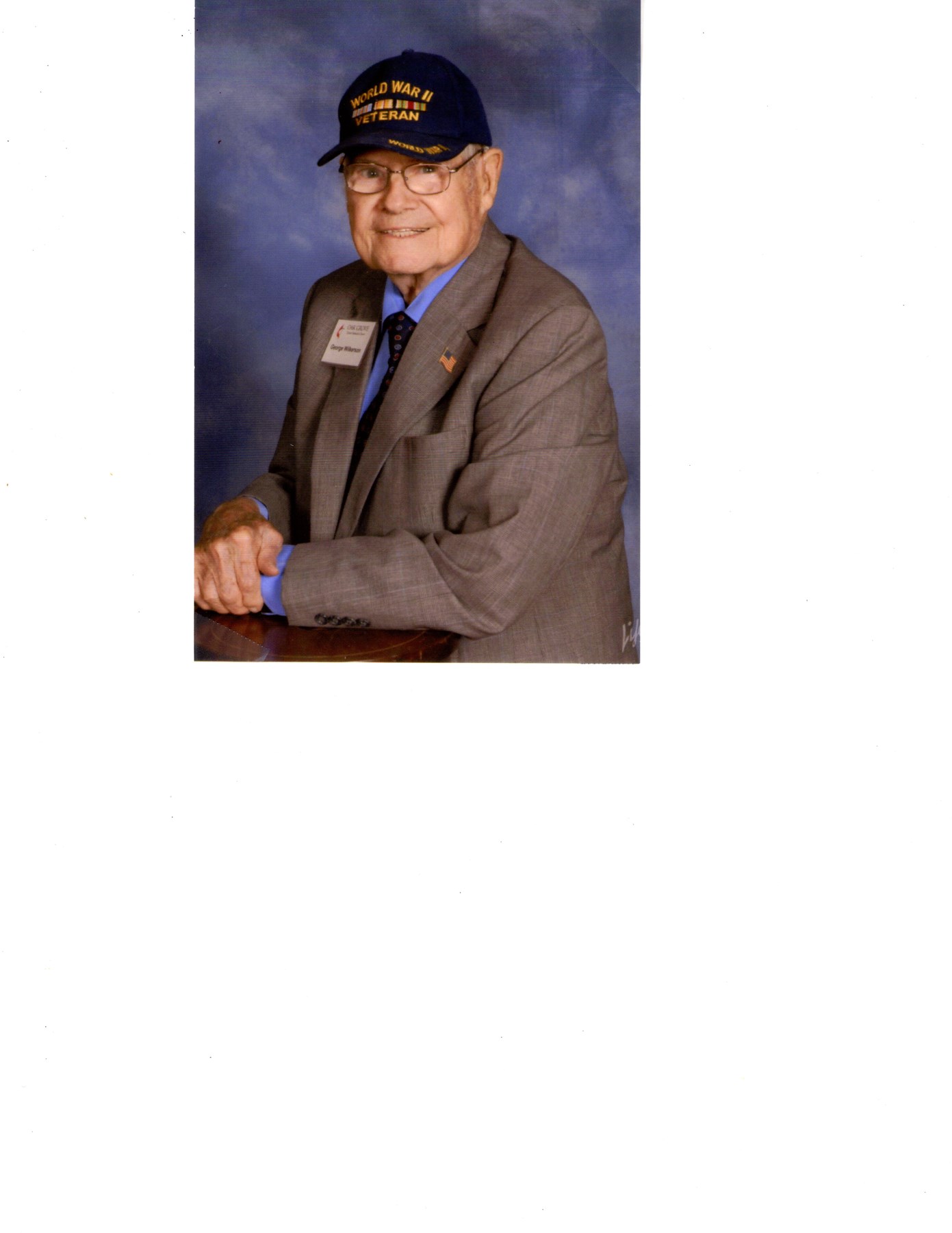 Avis de décès de George Smith Wilkerson