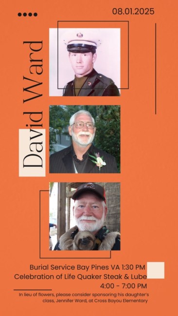 Obituary of David Patrick Ward