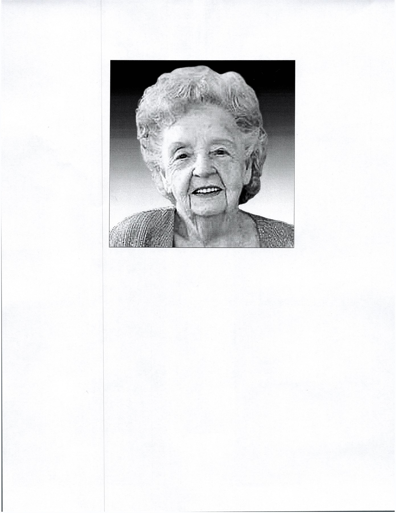 Obituary of Trudie Evelyn Thompson