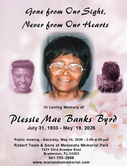 Obituary of Plessie Mae Byrd