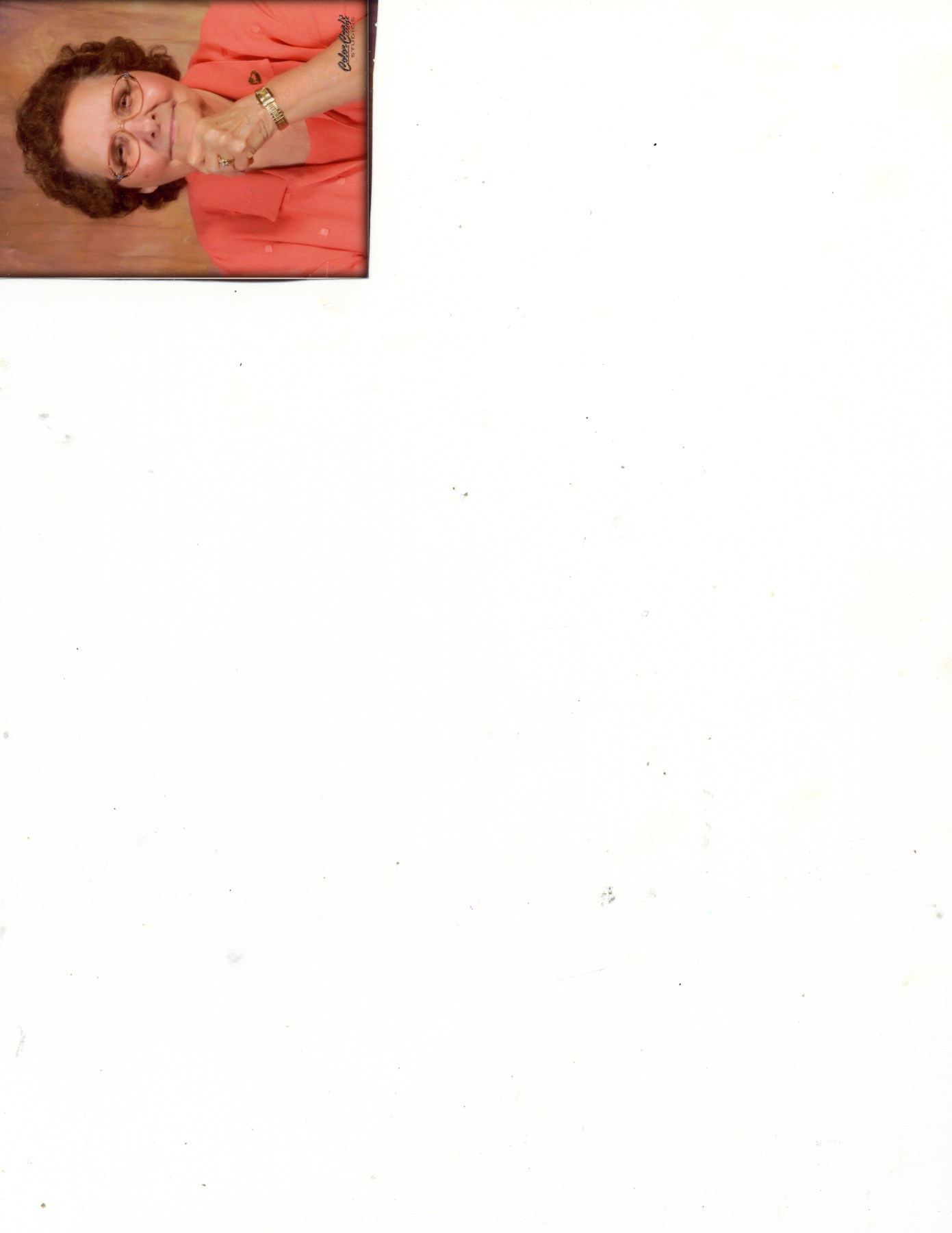 Obituario de Novella P. Baccus