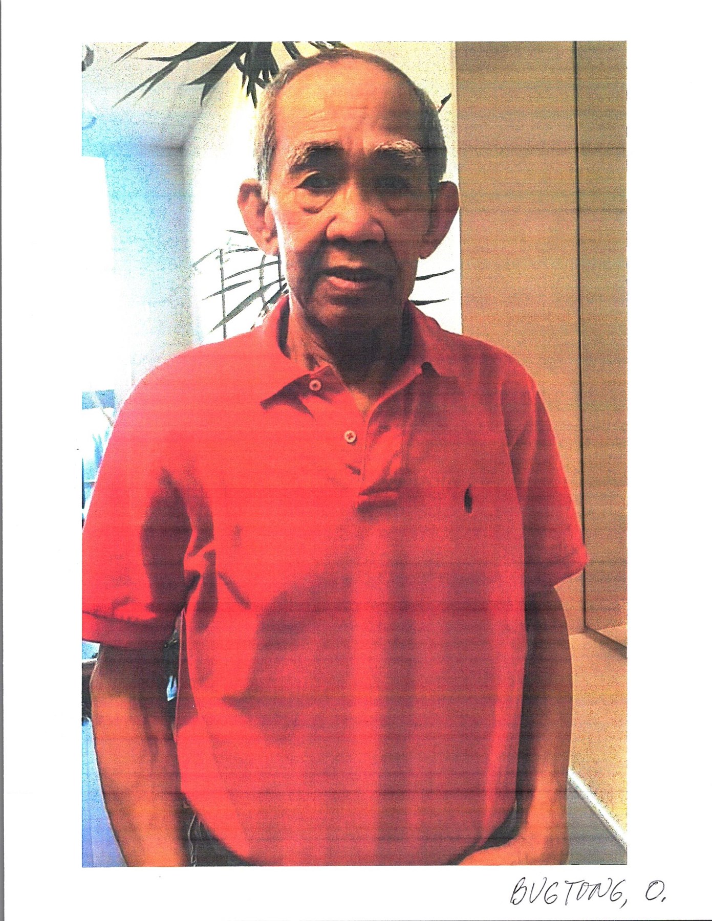 Obituary of Mr. Orlando Gascon Bugtong