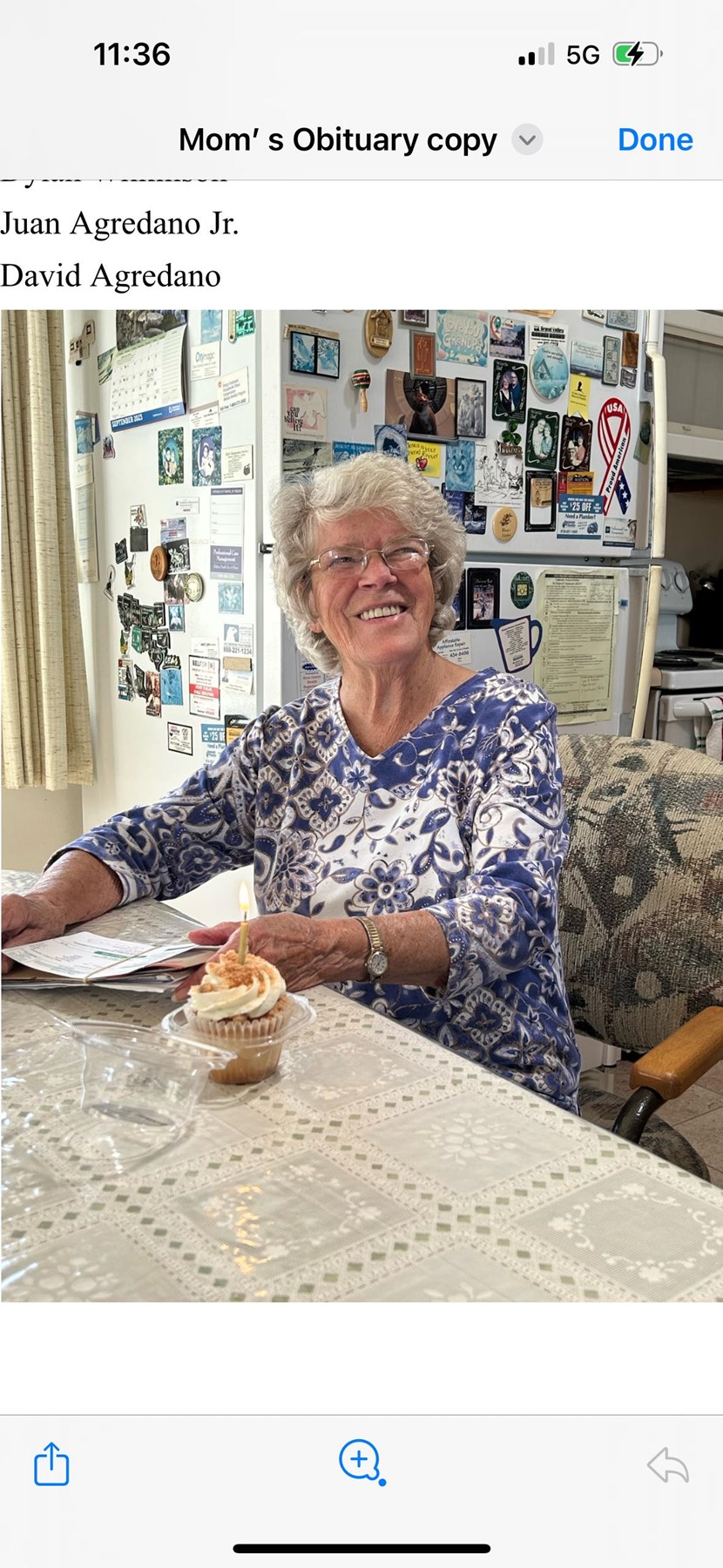 Avis de décès de Mary L Wilkinson