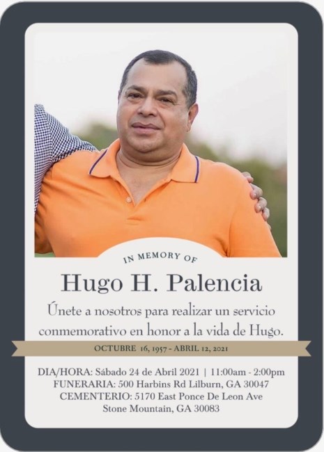 Obituary of Hugo Palencia