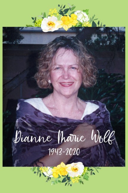 Obituary of Mrs Dianne Marie Lanenga Wolf