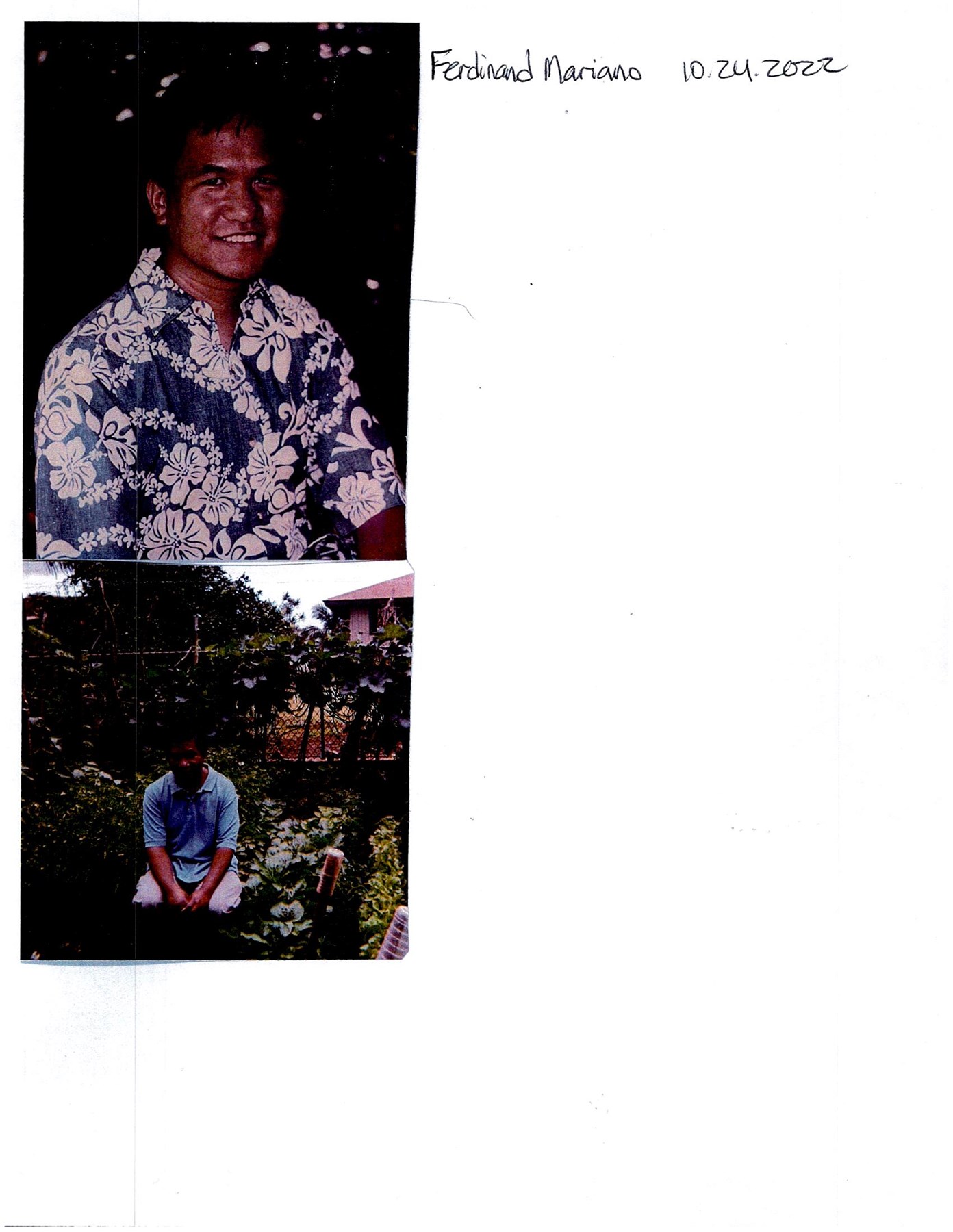 Obituary of Ferdinand Daligcon Mariano