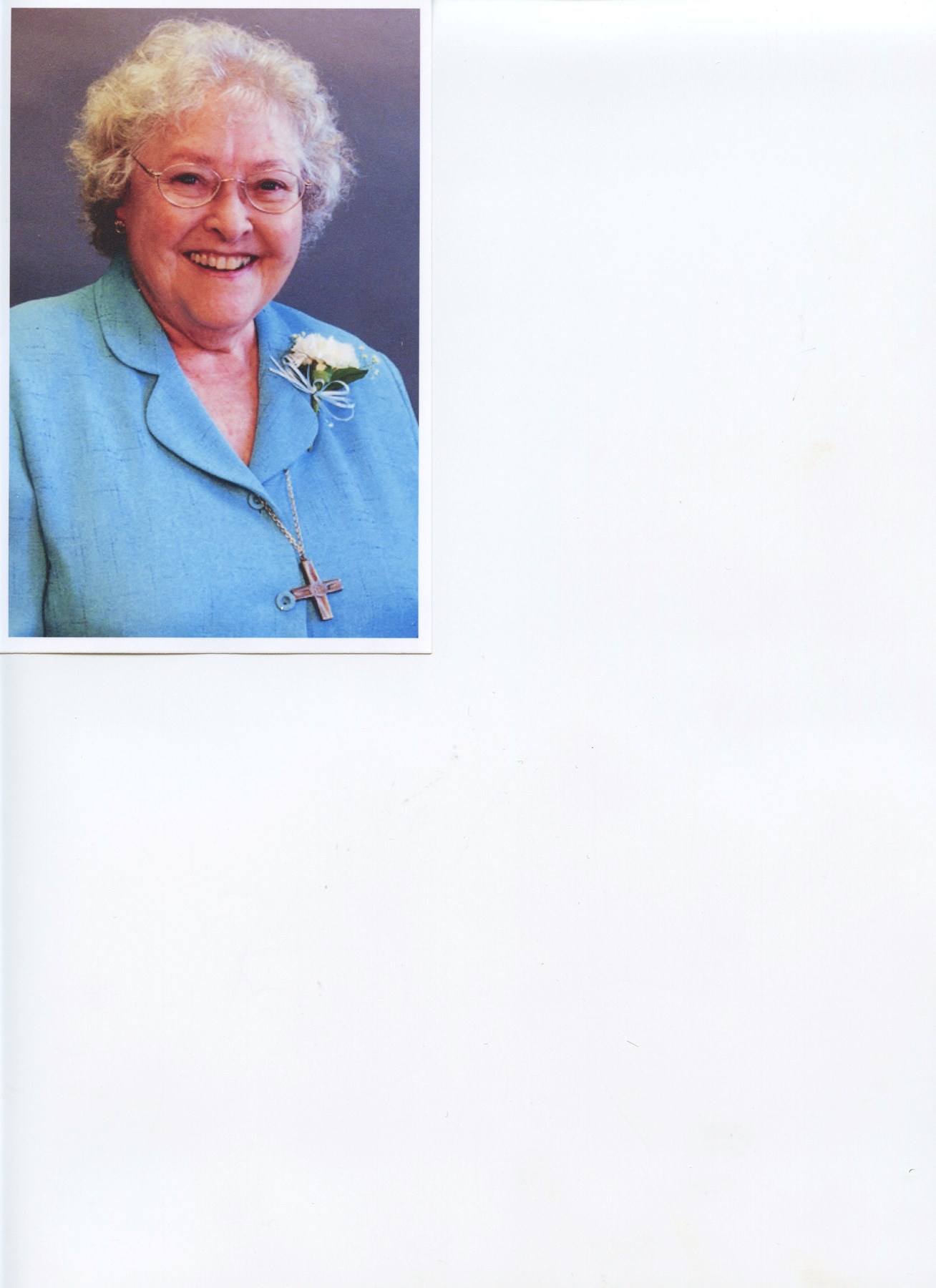 Obituary of Sister Ruth Ann Bange