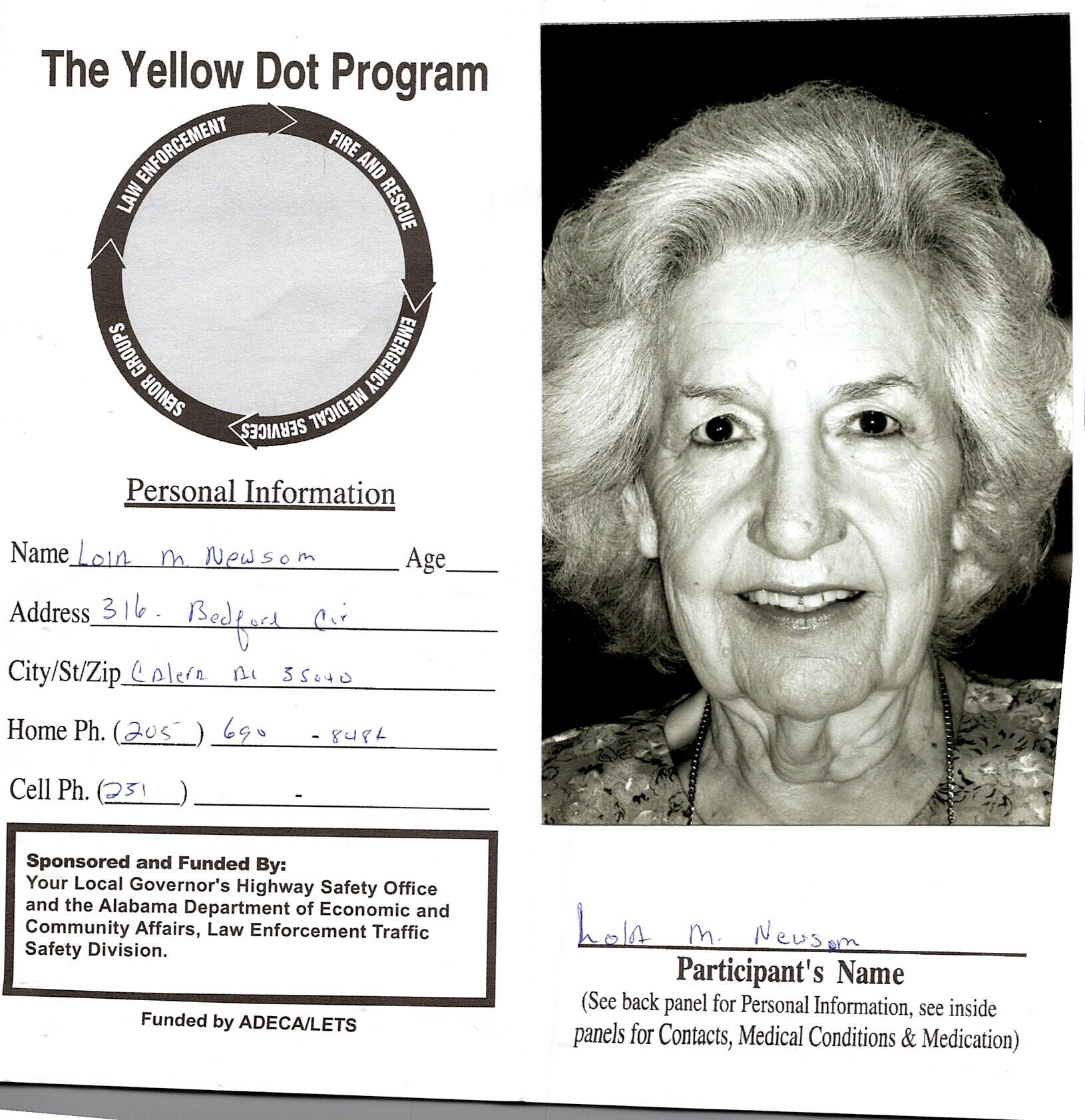 Obituary of Lola Mary Newsom