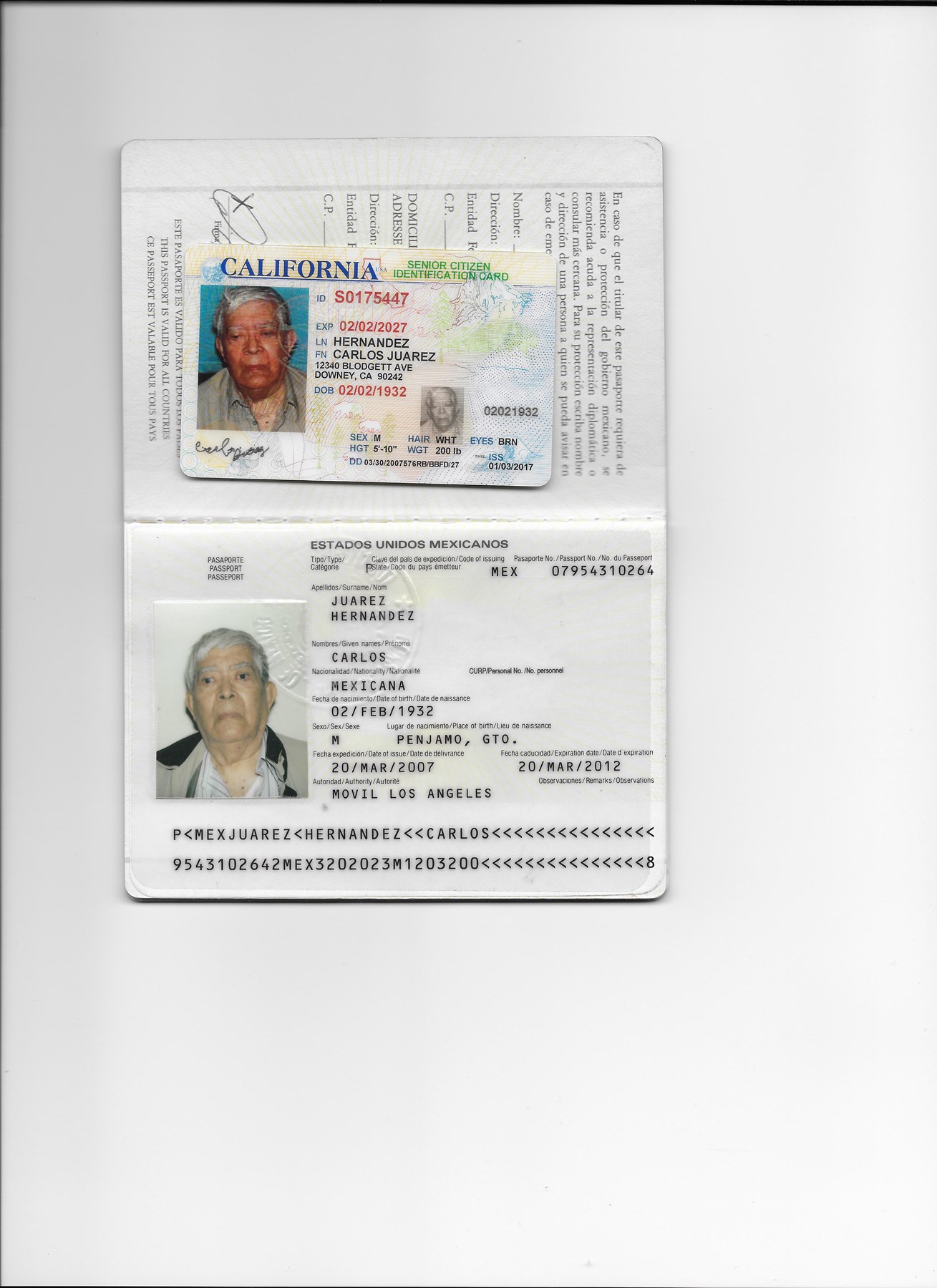 Obituary of Carlos Hernandez Juarez