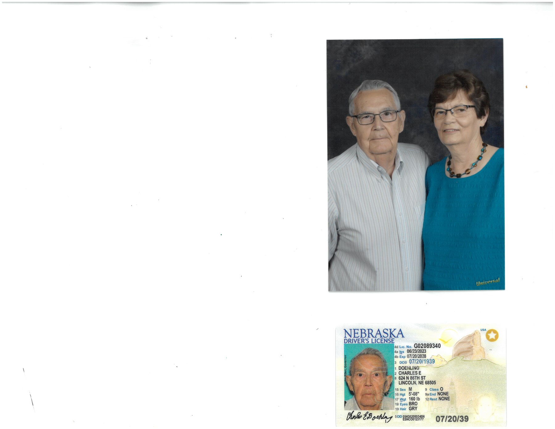 Obituary of Charles Ervin Doehling