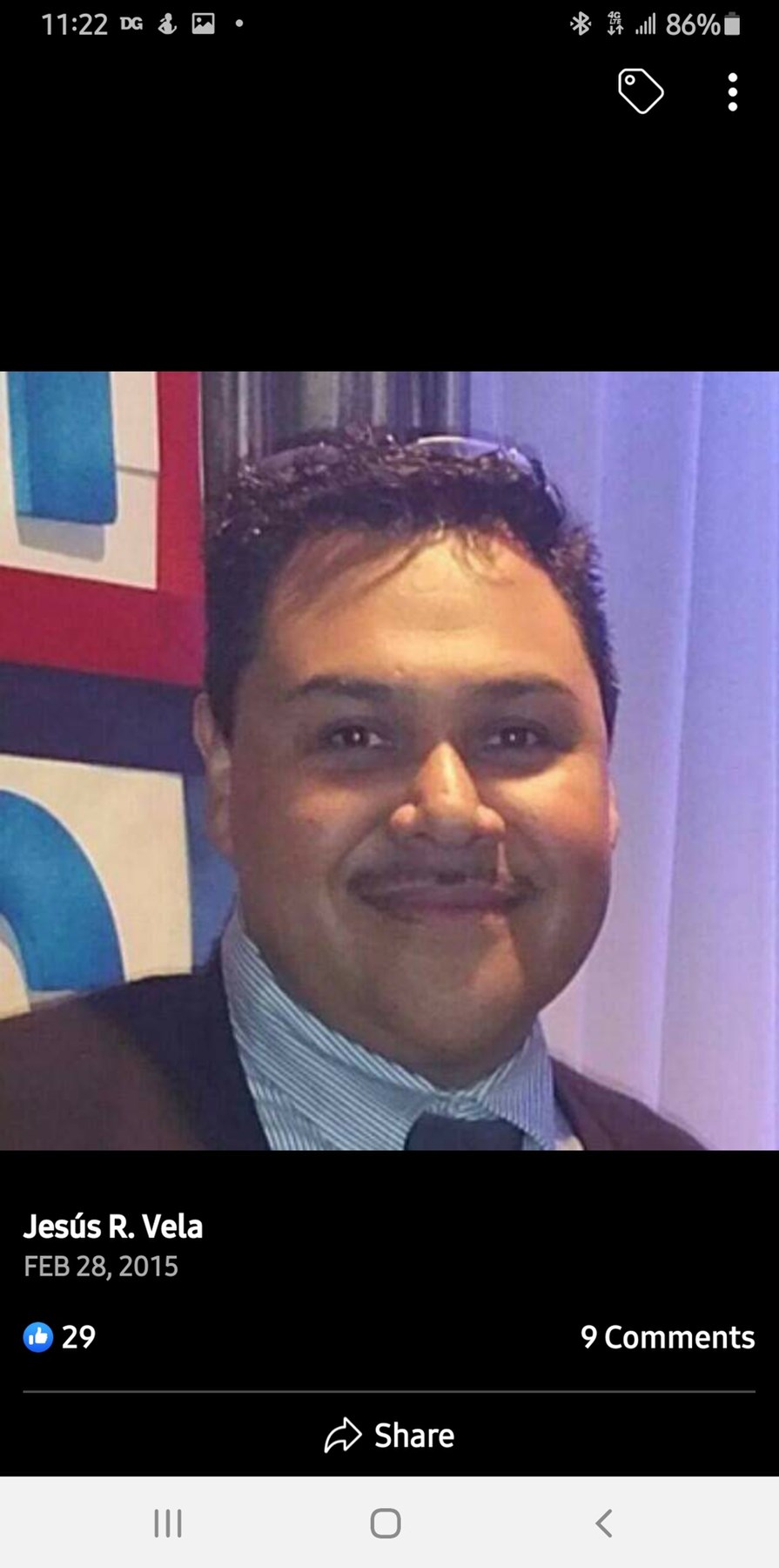 Obituary of Jesus Roman Vela