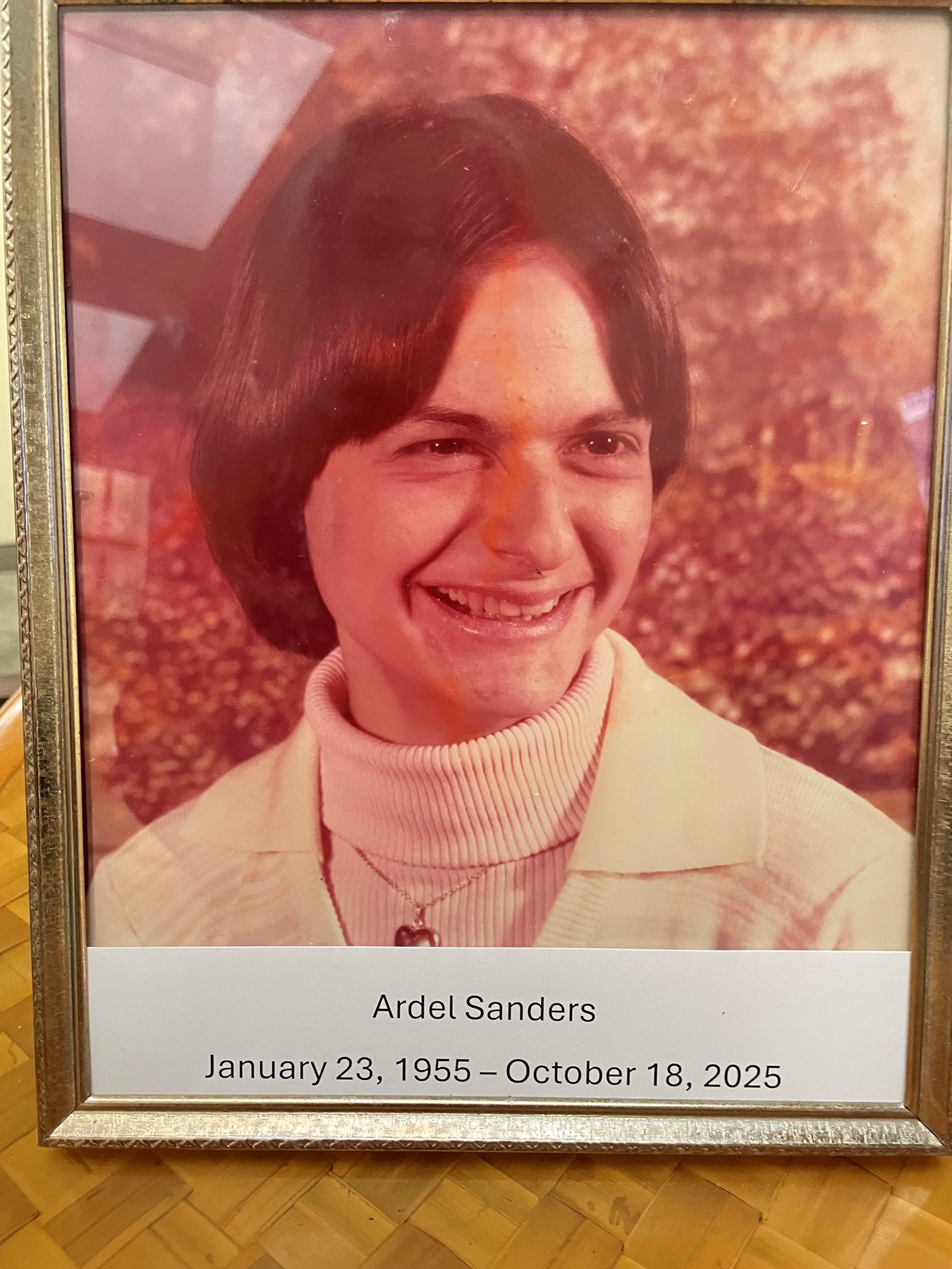 Obituary of Ardel Sanders