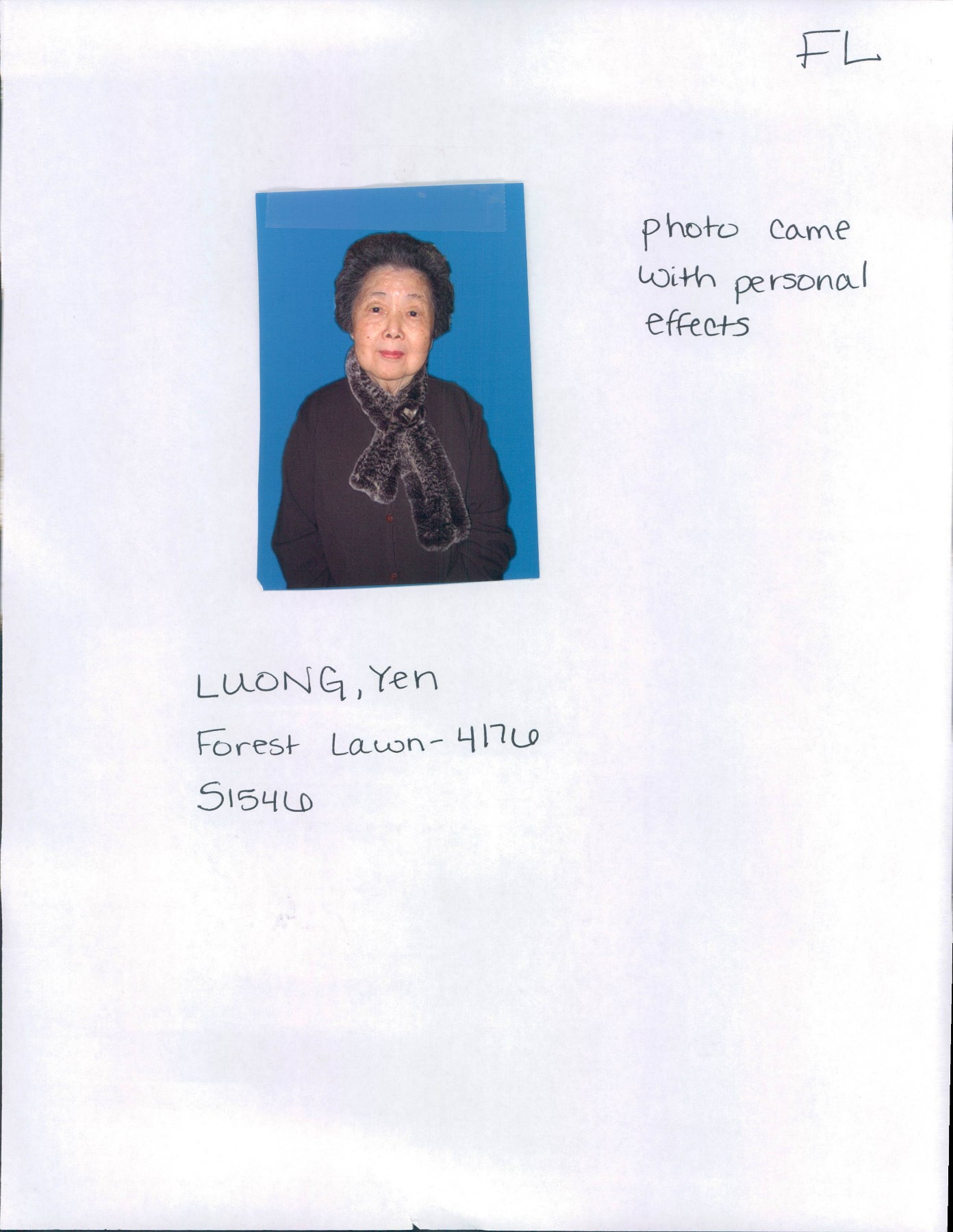 Obituary of Yen Luong