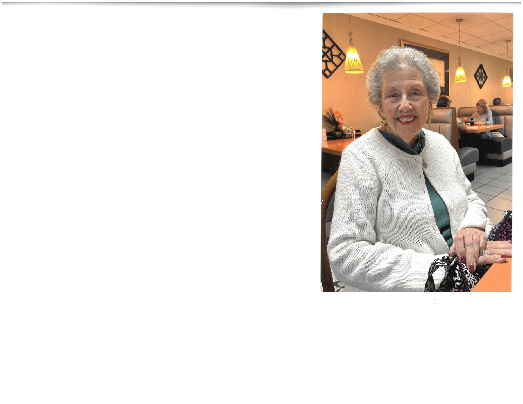 Obituary of Josephine A McNally