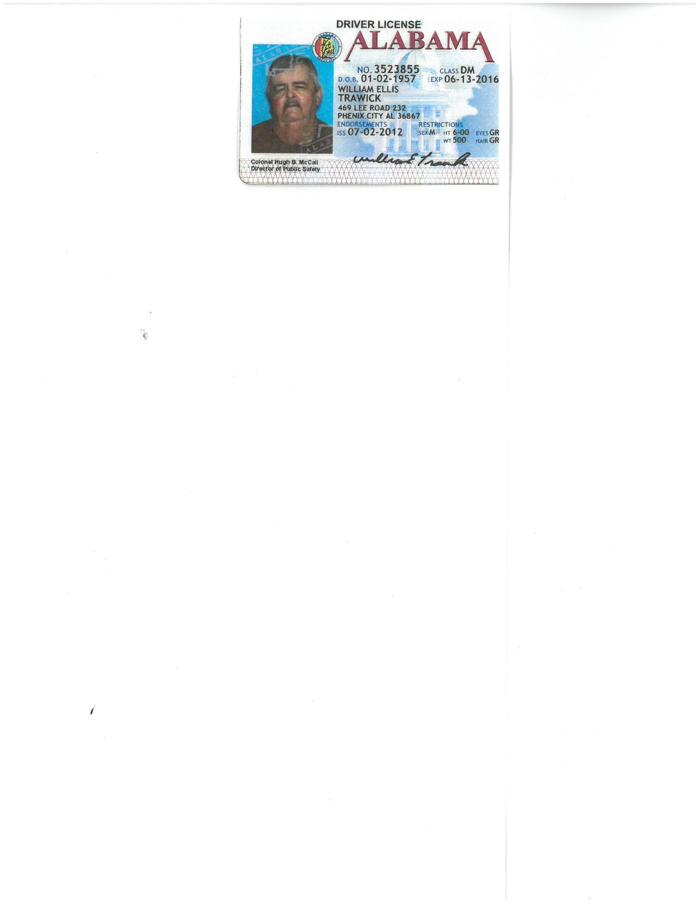 Obituary of William Ellis Trawick