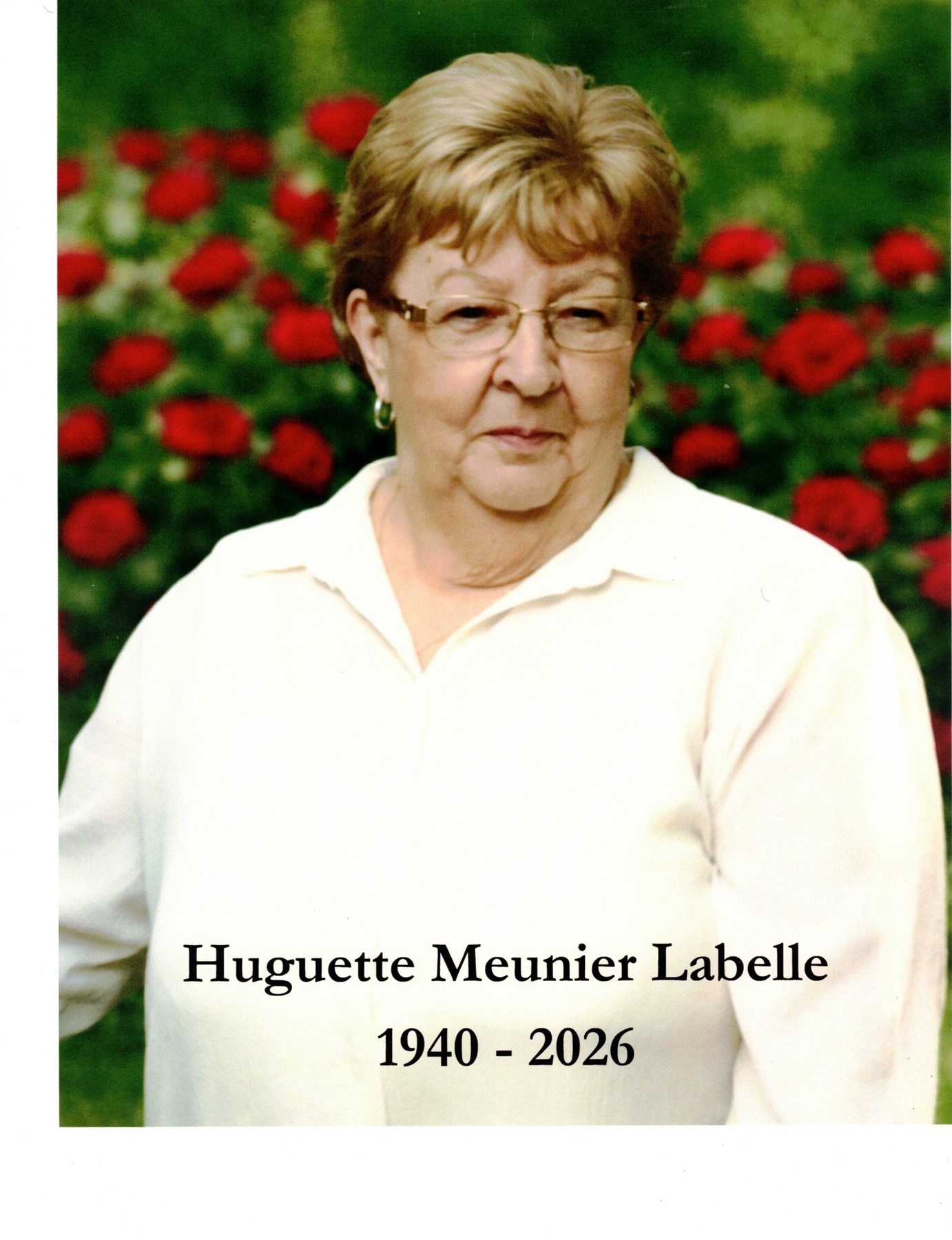 Avis de décès de Huguette Meunier