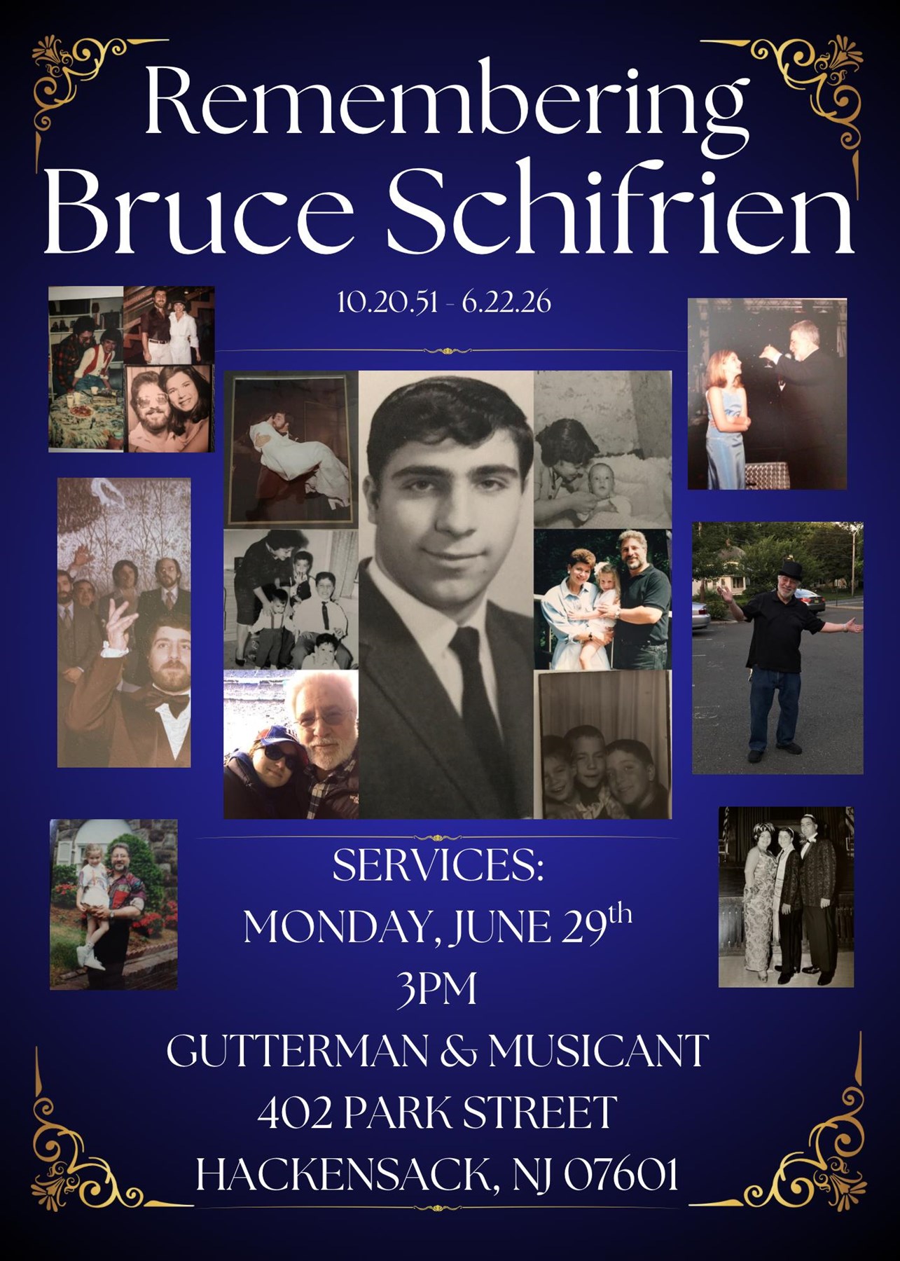 Obituary of Bruce David Schifrien