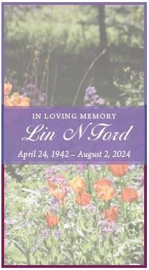 Obituary of Lin N Ford
