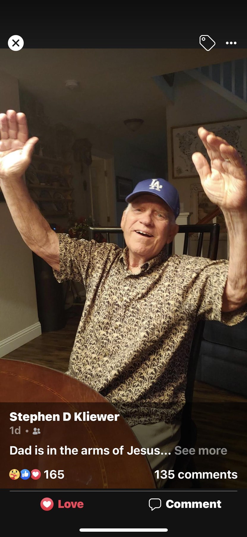 Obituary of James Curtis Kliewer