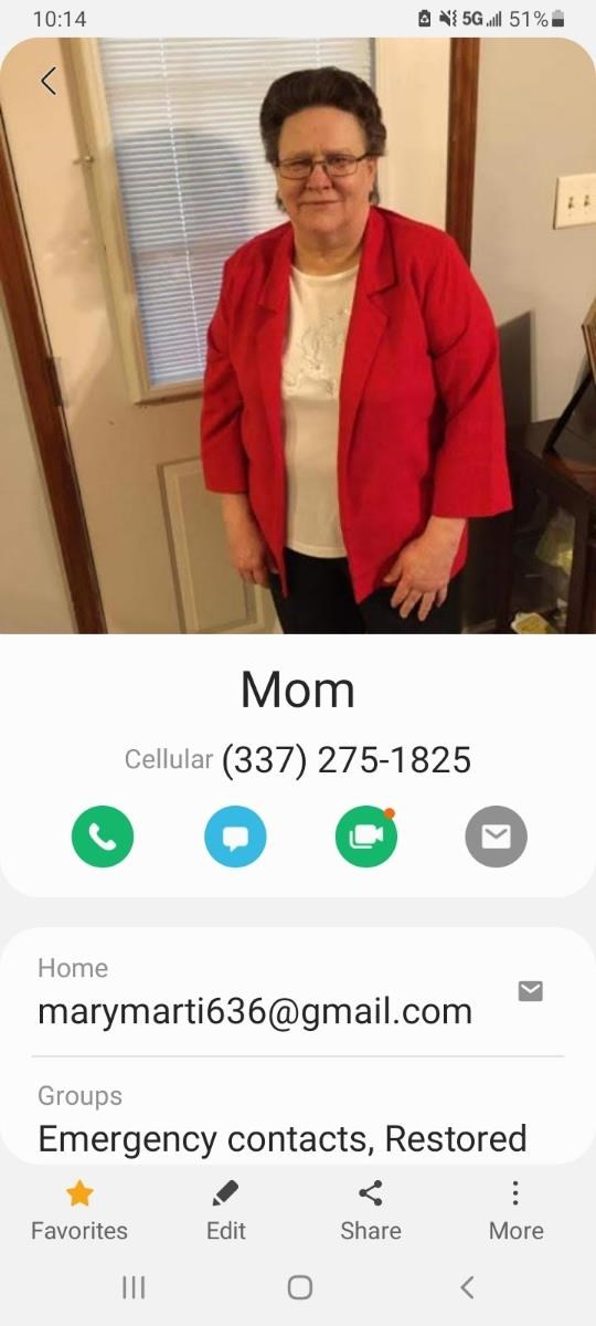 Obituary of Mary Alice Marti