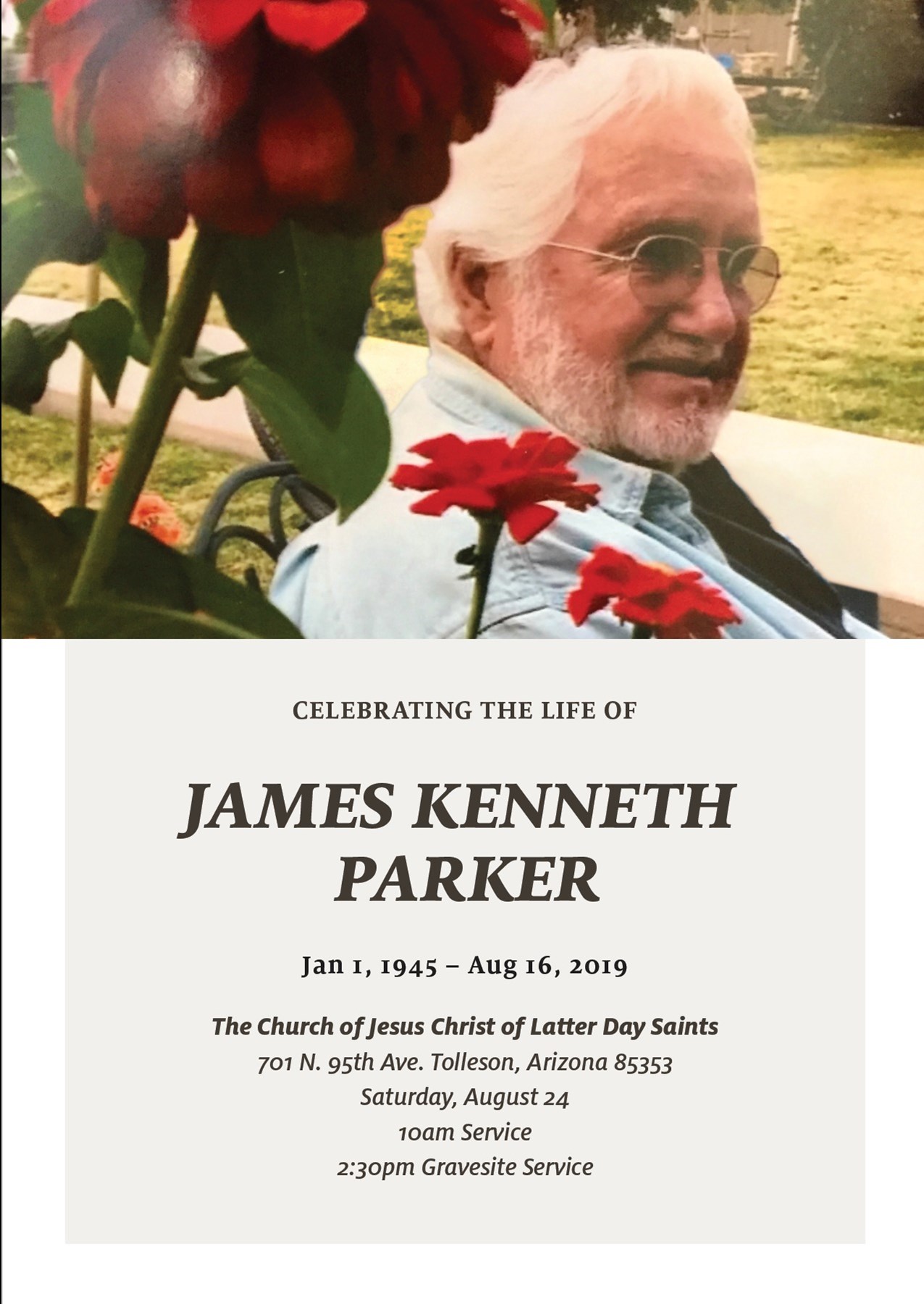 Obituary of James Kenneth Parker