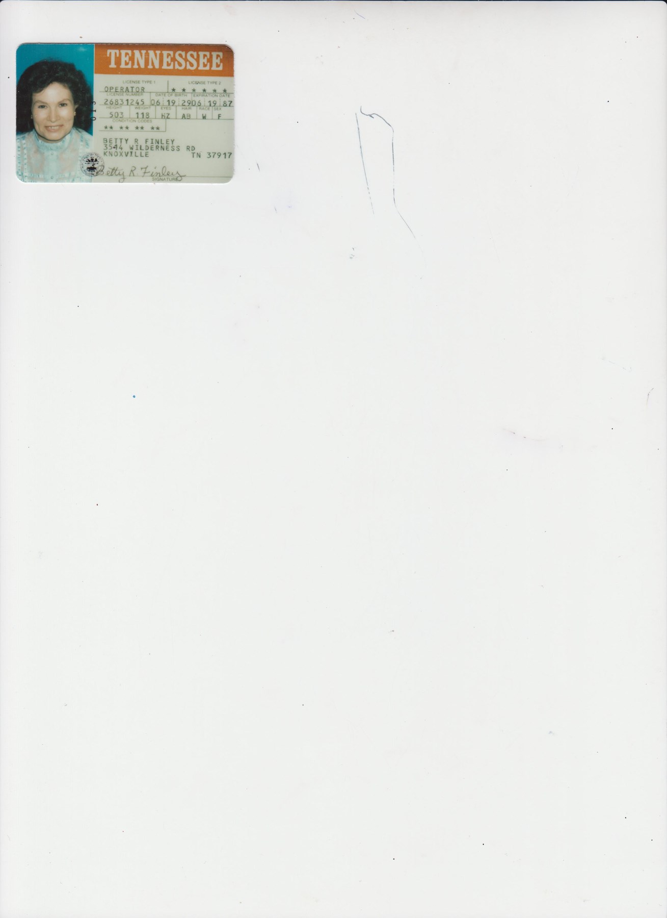 Obituary of Betty Ruth Finley