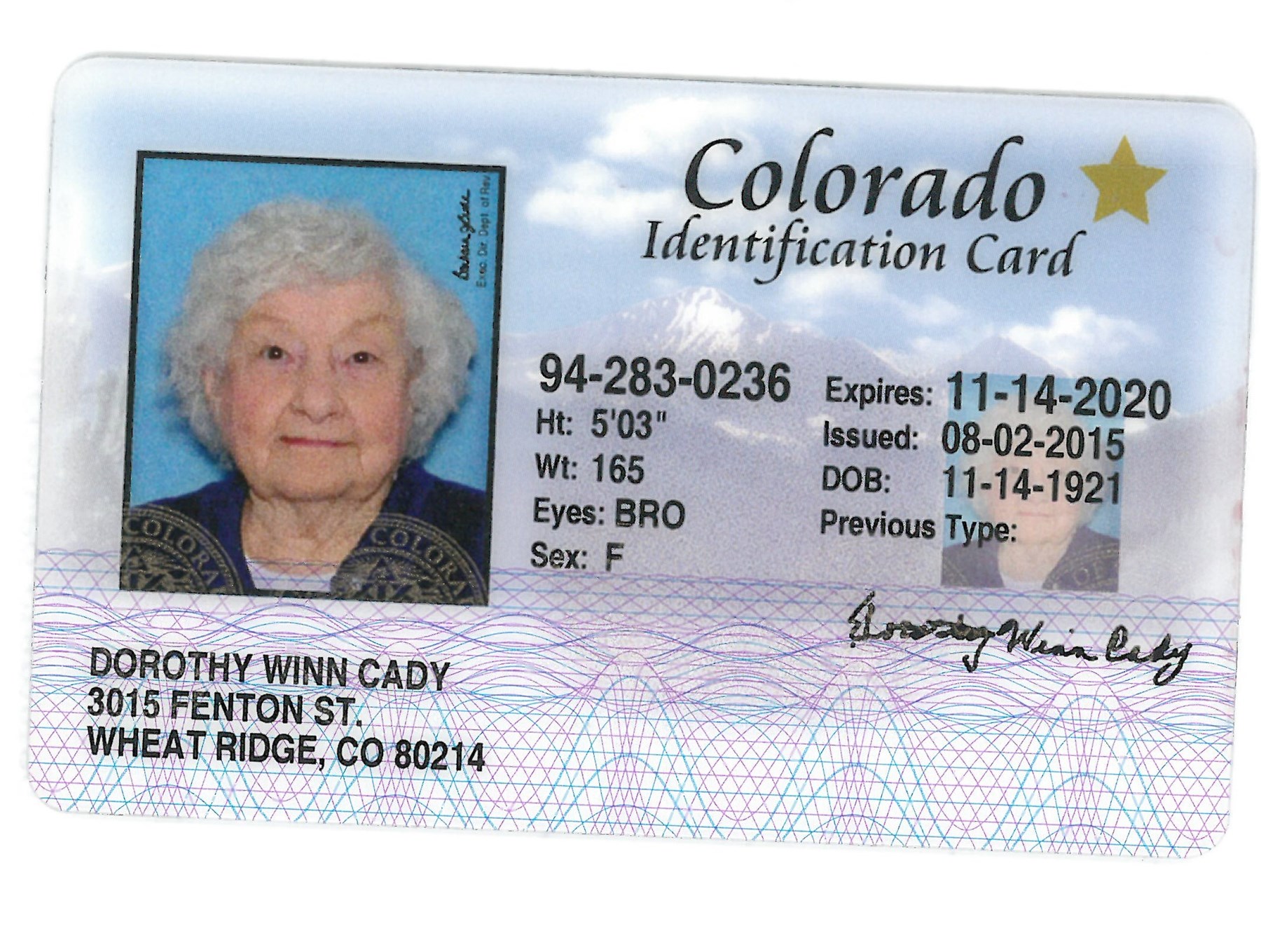 Obituary of Dorothy Winn Cady