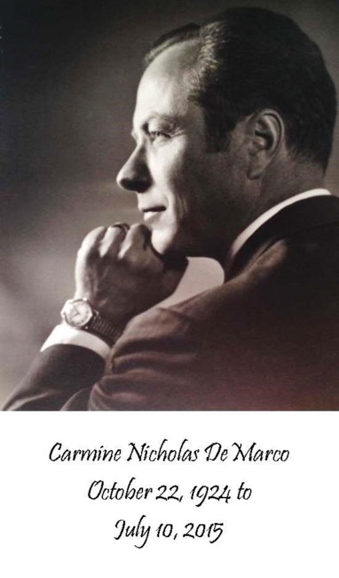 Obituary of Dr Carmine N DeMarco