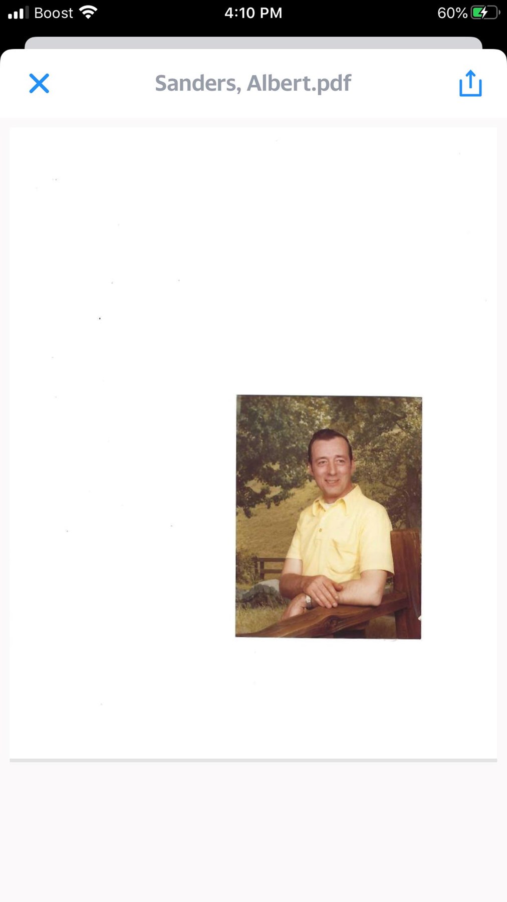 Obituary of Albert William Sanders III