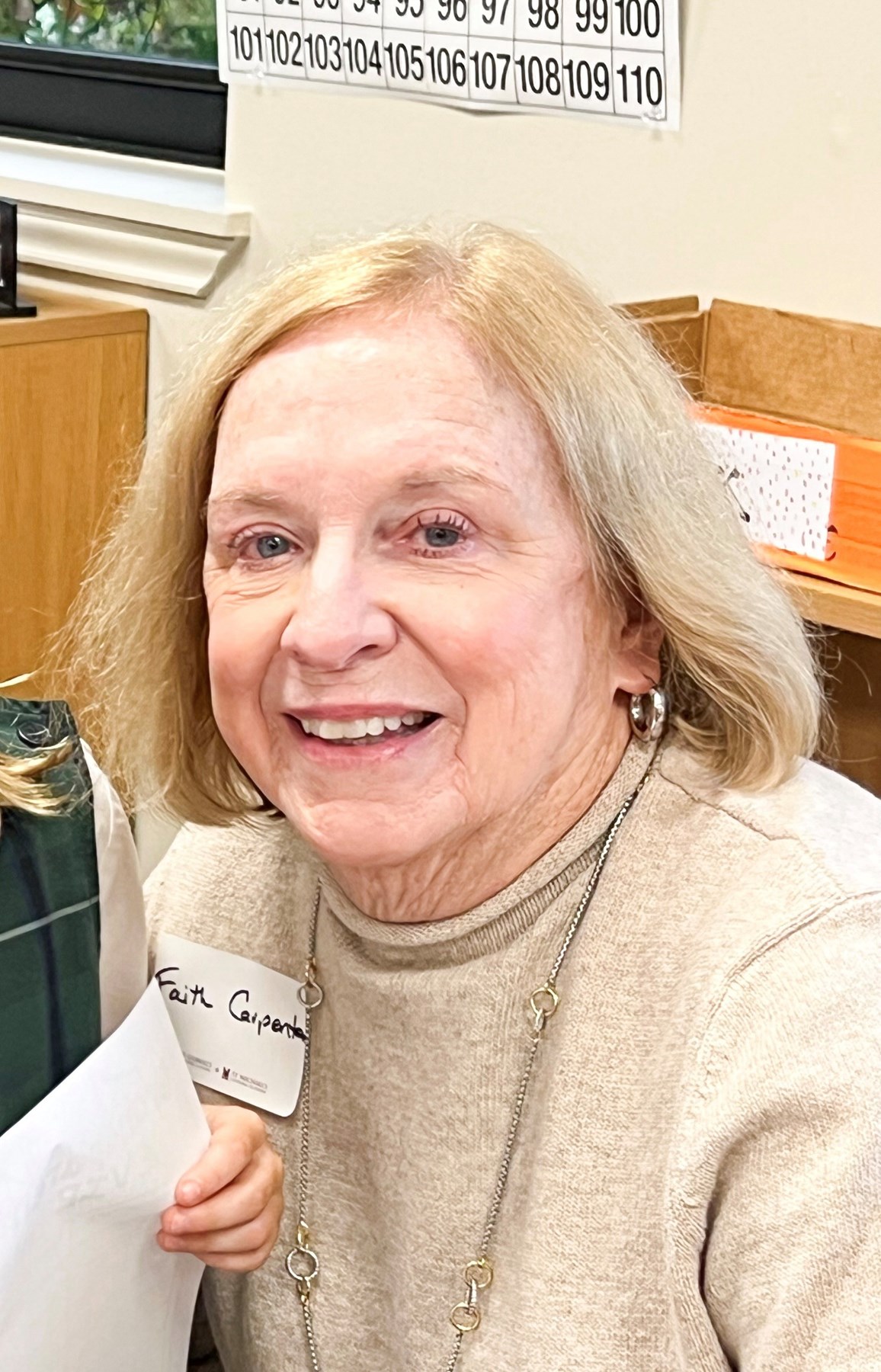 Obituary of Faith Baird Carpenter