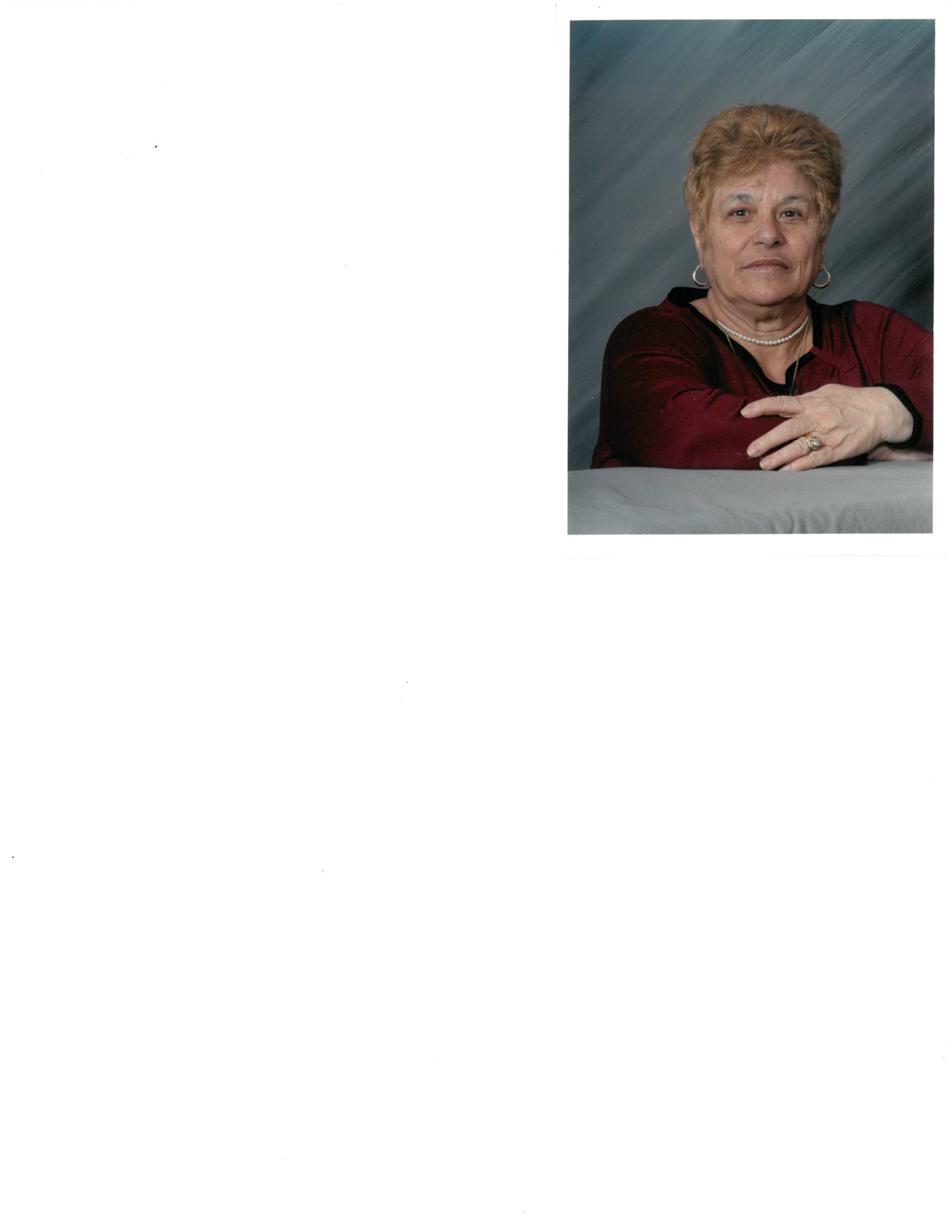 Obituary of Maria Provenza