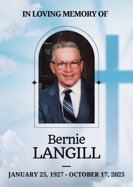 Obituary of Bernard "Bernie" Langill