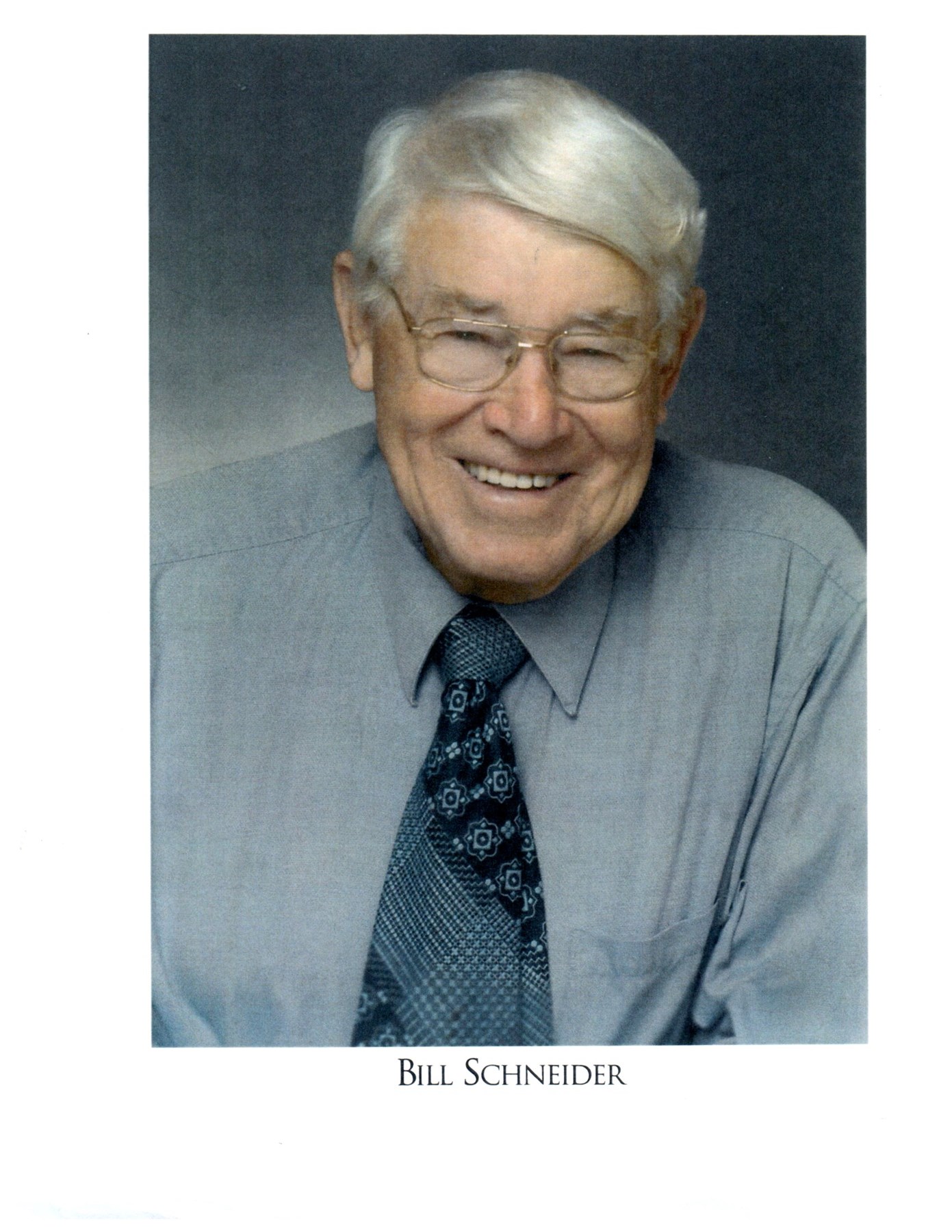 Avis de décès de William Edward Schneider