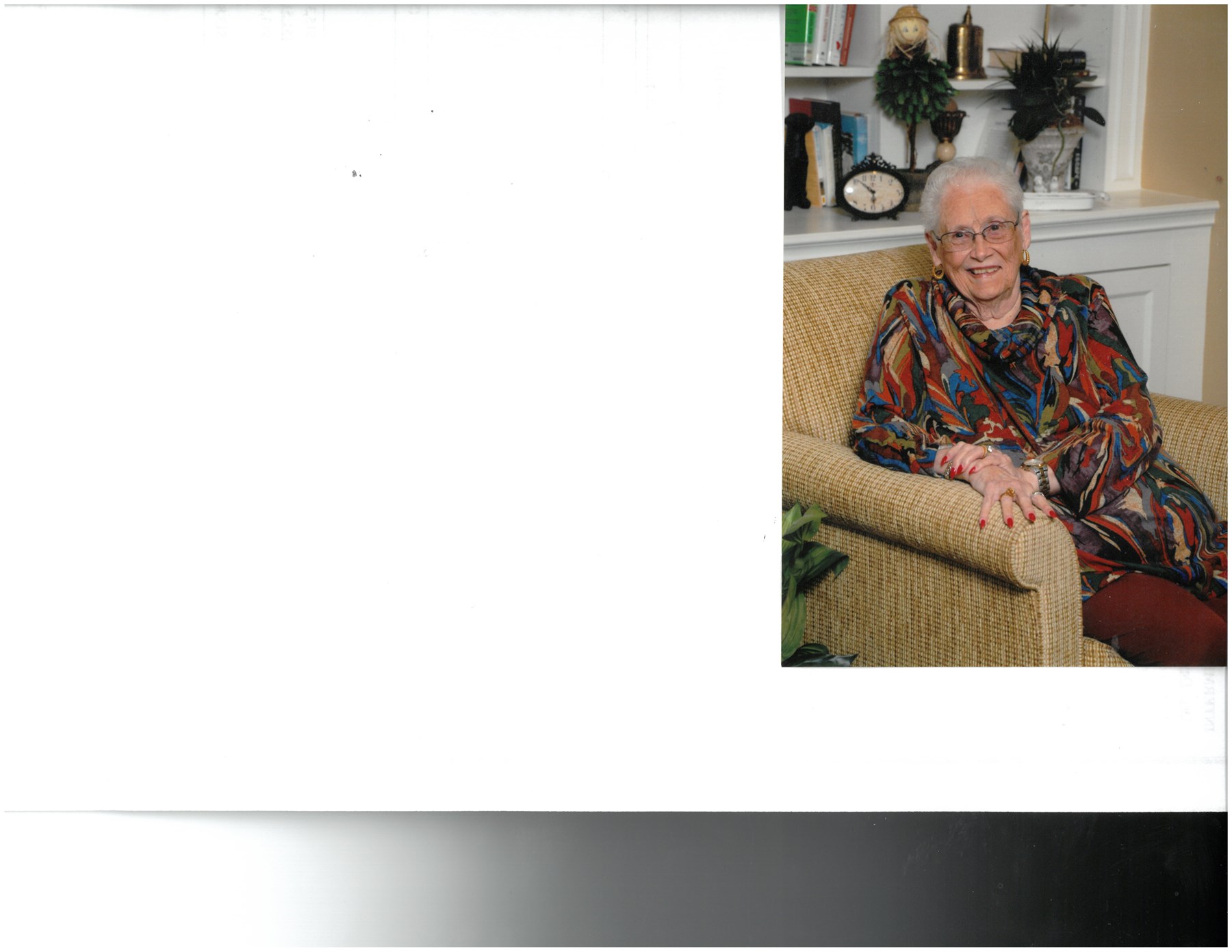 Avis de décès de Margaret B McCaughan