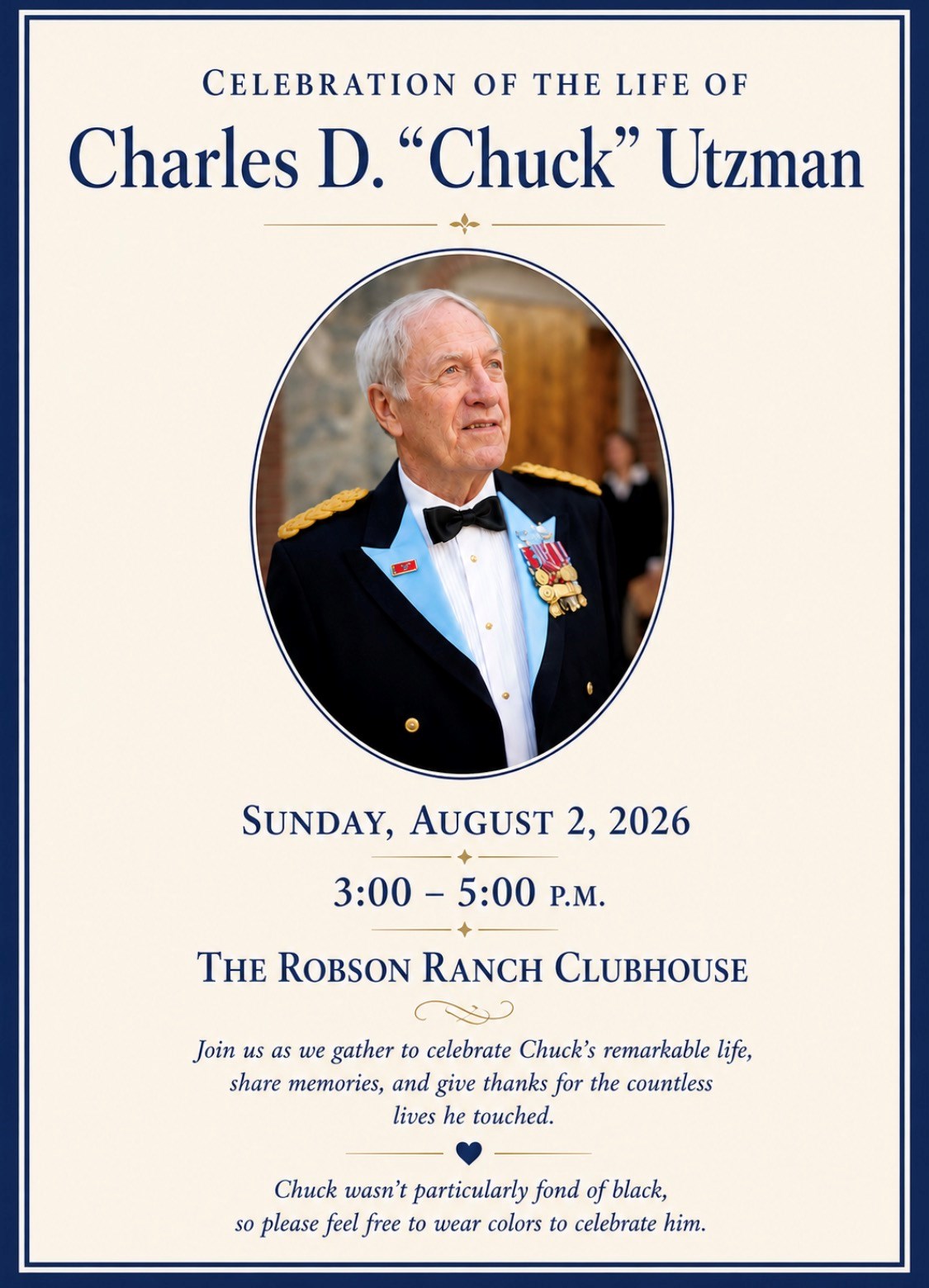 Obituary of Charles Darwin Utzman