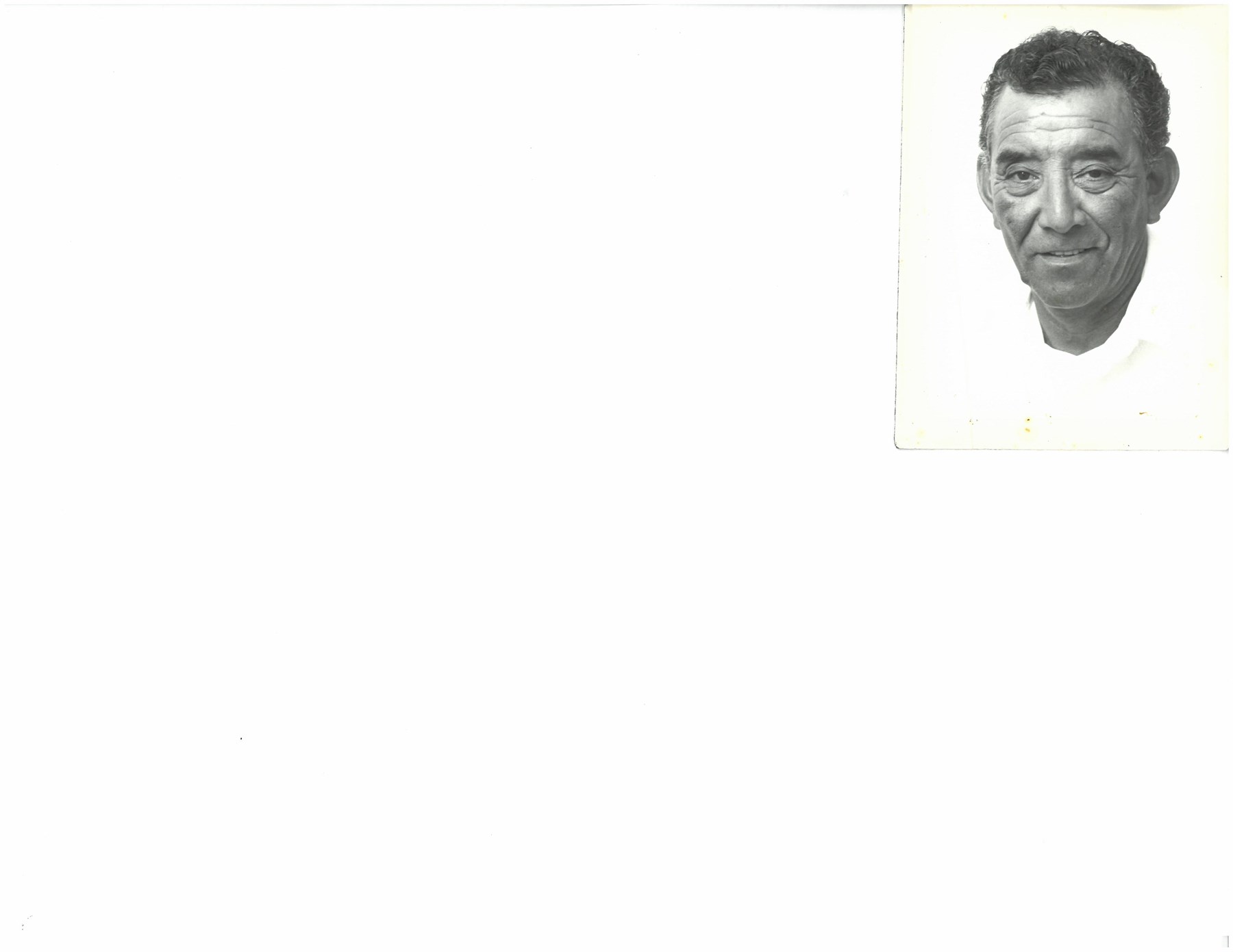 Obituary of Gregorio Vasquez Martinez